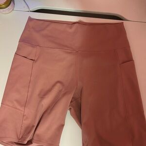 UNIQLO Pink High-Waisted Shorts